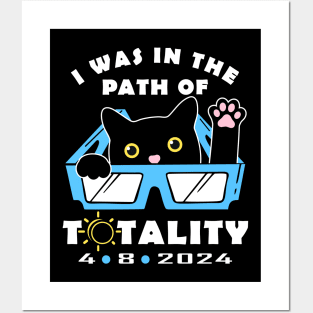 FUNNY, I WAS IN THE PATH OF TOTALITY, TOTAL SOLAR ECLIPSE  4/8/2024 Posters and Art